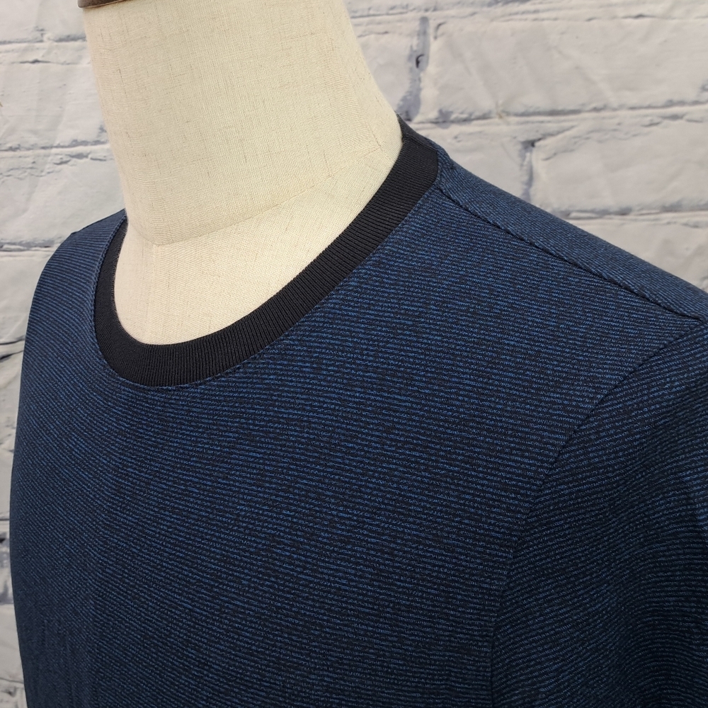 Hugo Boss Men's T-Shirt Tee Slim Fit Blue Black Small - Picture 7 of 16